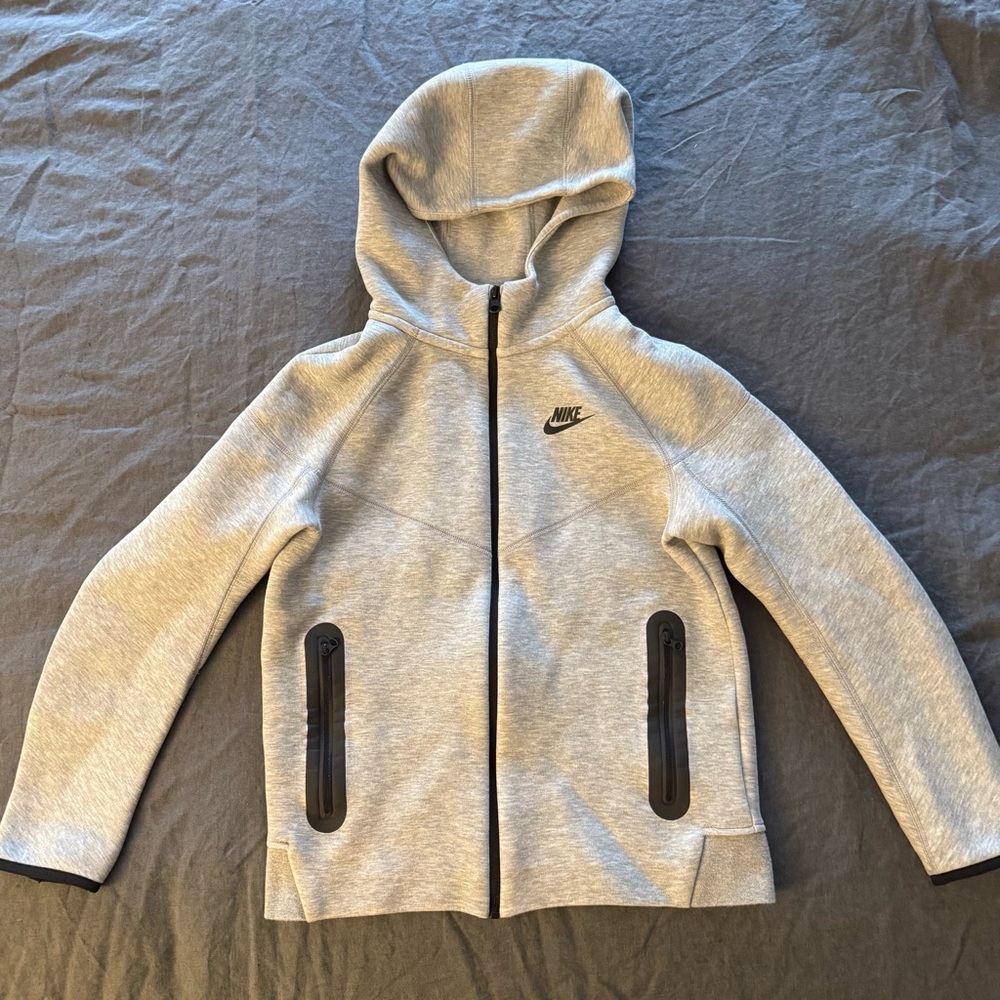 Nike Tech Light Gray Hoodie